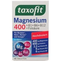 Klosterfrau TAXOFIT Magnesium 400+B1+B6+B12+Folsäure Tabletten Tabletten
