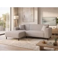 OTTO home Ecksofa ARROS L-Form mit Wellenunterfederung, Maße B/T/H: 235/163/81 cm, incl. Zierkissen, mit Recamiere rechts/links bestellbar, auch in Cord