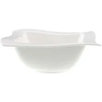 Villeroy & Boch Schale New Wave Bol 0,6 l viereckig, Premium Porcelain, (Bowls)