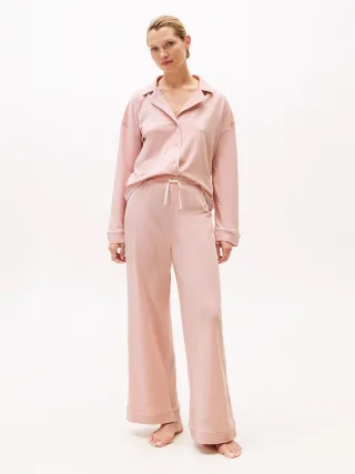 LS SHIRT PANTS SET foggy pink - Gr. - XL