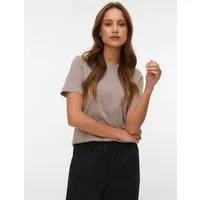Vero Moda Kurzarmshirt VMPAULINA SS T-SHIRT GA JRS NOOS Baumwolle, regular fit