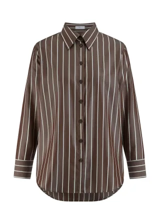RIANI - Bluse dark affogato patterned - Gr. - 44
