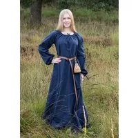 Battle Merchant Ritter-Kostüm Mittelalterkleid, Unterkleid Ana, blau