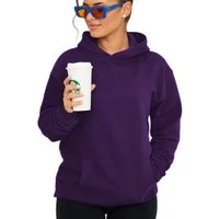 DAILY COTTON Hoodie Unifarben im Oversize Schnitt - Kapuzenpullover Loose-Fit Damen Basic Oversized Kapuzensweatshirt Raglan Kapuzenpullover Sweater