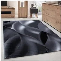 Carpettex Designteppich Abstrakt Wellen Design, Läufer, Höhe: 6 mm, Modern Kurzflor Teppich Wohnzimmer Abstrakt Wellen Design Pflegeleicht