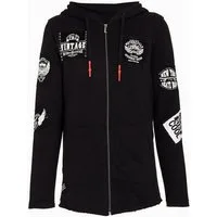 Cipo & Baxx Sweatjacke Sweatjacke (1-tlg) mit coolen Stickereien, CL-240