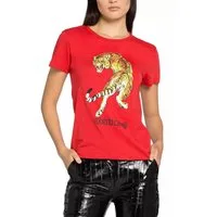 roberto cavalli T-Shirt Firenze RC Tiger Logo Cotton gehört zur ikonischen Hauptkollektion