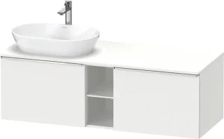 Duravit D-Neo Konsolenwaschtischunterbau wandhängend Weiß Matt 1400x550x459 mm - DE4950L10180000 DE4950L10180000