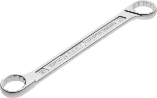 HAZET Doppel-Ringschlüssel Außen-Doppel-Sechskant-Tractionsprofil - 610N-30X32