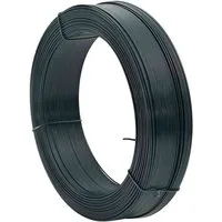 vidaXL Draht Zaun-Bindedraht 250 m 0,9/1,4 mm Stahl Schwarzgrün, (1St)