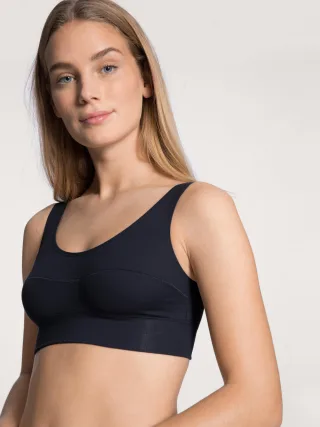 CALIDA - DAMEN Bustier dark lapis blue - Gr. - XL