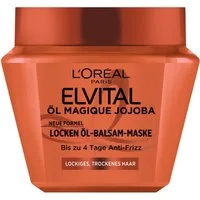 L'ORÉAL PARIS Haarmaske ELVITAL ÖL MAGIQUE JOJOBA MASKE, für lockiges, trockenes Haar