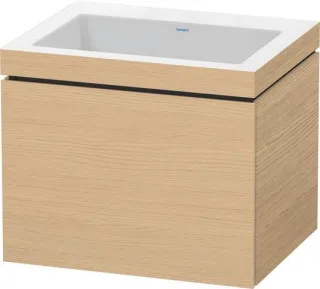 Duravit L-Cube c-bonded Set wandhängend Natur Eiche Matt 600x480x500 mm - LC6916N3030 LC6916N3030