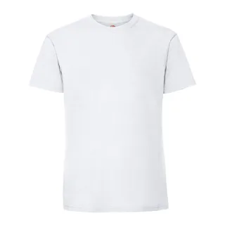 Fruit of the Loom Herren Iconic Premium Ringspun Baumwolle T-Shirt (Weiß)