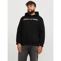 Jack & Jones PlusSize Kapuzensweatshirt JJECORP OLD LOGO SWEAT HOOD NOOS PLS mit Logo Print