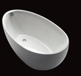 Repabad Ferrara Mono 185/95 F freistehende Badewanne, L: 1850, B: 945, H: 640 mm, weiss 31522W