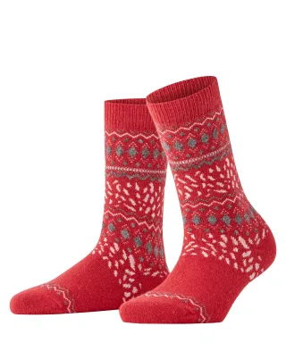 FALKE - FALKE Cosy Wool Special Edition Damen scarlet - Gr. - 40.5