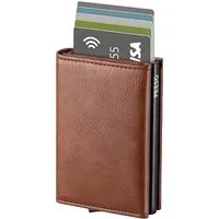 PRESO BAG Geldbörse Herren Geldbörse Echt Leder, Geldbeutel, Kreditkartenetui, Mit Geschenkbox, Vollleder, Slim Wallet, Herrengeschenk
