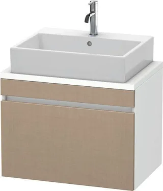Duravit DuraStyle Konsolenwaschtischunterbau wandhängend Leinen & Weiß Matt 700x478x512 mm - DS53010 DS530107518