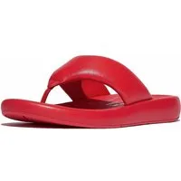 Fitflop Iqushion D-Luxe Padded Leather Toe-Post Sandals Sandale