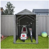 GIHAUVIA Gartenhaus Fahrradgarage, Lagerzelt Carport Gerätezelt.