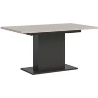 Home affaire Esstisch Motus, ausziehbar 150 -190 cm, inklusive 40 cm Einlegeplatte (Set, 1-St), Säulengestell mit Bodenplatte, Tisch, Küchentisch, Esszimmer, Küche