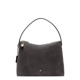 Delia Suede Beuteltasche L