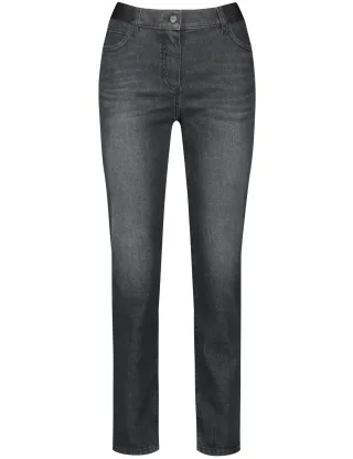 GERRY WEBER Edition - 7/8 Jeans Perfect4ever mit Dehnbund grey denim mit use - Gr. - 42R