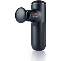RYZR Massagepistole RYZR Variogun - verstellbare Massagetiefe, 5 Stufen, 4 Aufsätze, individuell anpassbar für empfindliche & tiefe Muskelbereiche