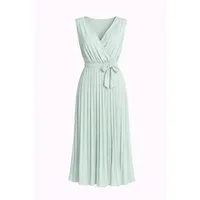 ITALY VIBES Cocktailkleid - Midikleid - Plisseekleid Damen - schickes Anlasskleid - Kleid