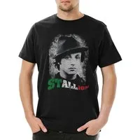 Urban Backwoods Print-Shirt Stallion Herren T-Shirt Rocky Sylvester Boxer Boxing Italian Stallone (1-tlg) Kult Movie Film Balboa
