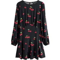 Next Minikleid Langarm-Minikleid mit A-Linien-Form (1-tlg)
