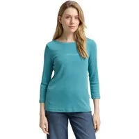TOM TAILOR 3/4-Arm-Shirt mit Logo Schriftzug