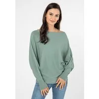 SUBLEVEL Strickpullover Strickpullover Fledermaus