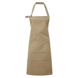 Premier Calibre Taschenschürze aus schwerem Canvas (Khaki)