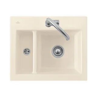 Villeroy und Boch 67800FFU flat 67801F 620x510mm Keram. Ivory cplus