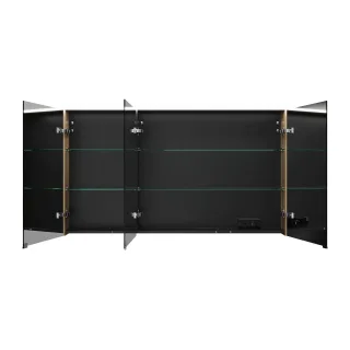 Burgbad Spiegelschrank Eqio 800x1400x170 Frassino Dekor Cappuccino, SPGS140RF3437 SPGS140RF3437