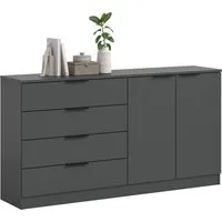 Home affaire Sideboard SKARDE, Breite 148 cm, 4 Schubkästen, 2 Türen, viel Stauraum (in verschiedenen Farben und Breiten erhältlich, individuell einsetzbar), Kommode, Anrichte, Schubkastenkommode, Schuhschrank, Schrank