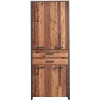 FORTE Aktenschrank Clif Mehrzweckschrank im Industriestil, Breite 86 cm x Höhe 220 cm