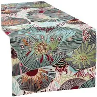 sander table + home Tischdecke Tischläufer "Sea Flowers", Jacquard Blumen