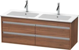 Duravit Ketho Waschtischunterbau wandhängend Nussbaum Matt 1270x475x480 mm - KT643307979 KT643307979