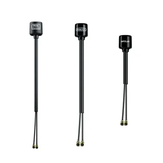 2.9g Flywoo Bipolar Dual-Banda 5.8GHz/2.4GHz 2.5dBi/3.8dBi UFL FPV Antenna 90mm-150mm for DJI O3 Air Unit FPV Drone