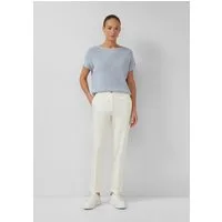 s.Oliver 7/8-Hose Hose Chinohose mit Turn-up aus Baumwollsatin