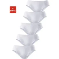 petite fleur by Lascana Hüftslip (5er-Pack) aus elastischer Baumwoll-Qualität