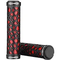 ROCKBROS Fahrradlenkergriff Fahrradgriffe aus Aluminium, Gummi, Kunststoff 13 cm