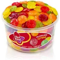 Red Band Süßigkeit, Red Band Clowns Fruchtgummi bunte Taler mit Fruchtgeschmack 1350g
