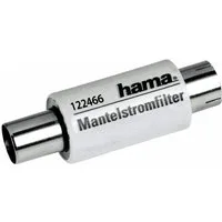 Hama Mantelstromfilter Filter galvanische Trennung Audioverstärker (Koaxial-Stecker auf Koax-Kupplung, galvanisch Brummfilter)