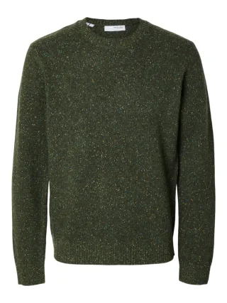 selected men - Strickpullover grün - Gr. - S