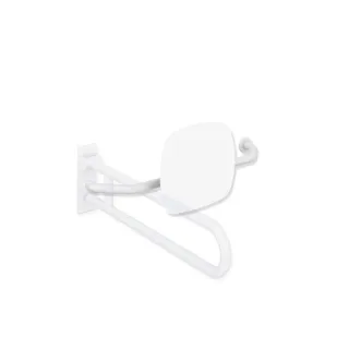 Hewi 801 Rückenstütze 801.51.9271R98 Wandabstand 230mm, rechts, Lehne signalweiß, signalweiß