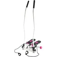 HMS Stepper Steppmaschine Stepper mit Griffen Hometrainer, inkl. Expandern und Trainingsanzeige